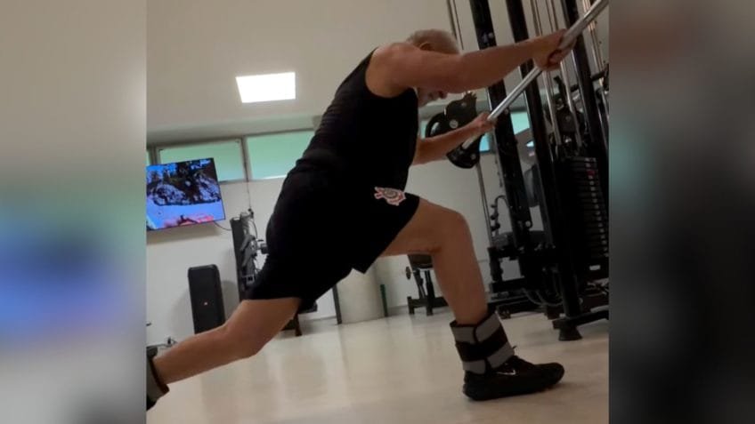 Janja mostra Lula fazendo exercício: "Domingo começou forte"
