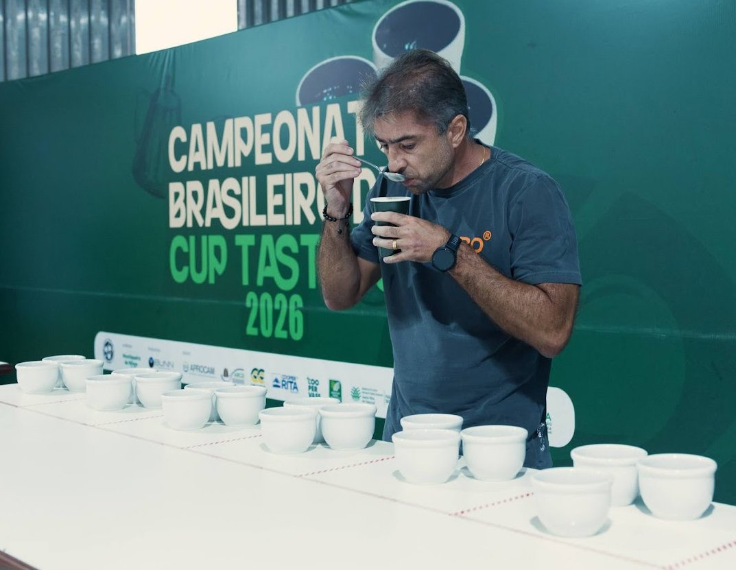 Jacques Pereira Carneiro é o novo campeão brasileiro de prova de café