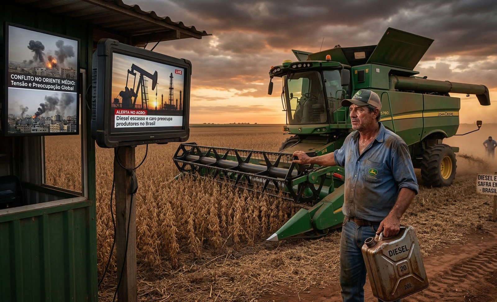 Diesel dispara no campo e chega a R$ 9,50 em Mato Grosso e pressiona custos em plena safra