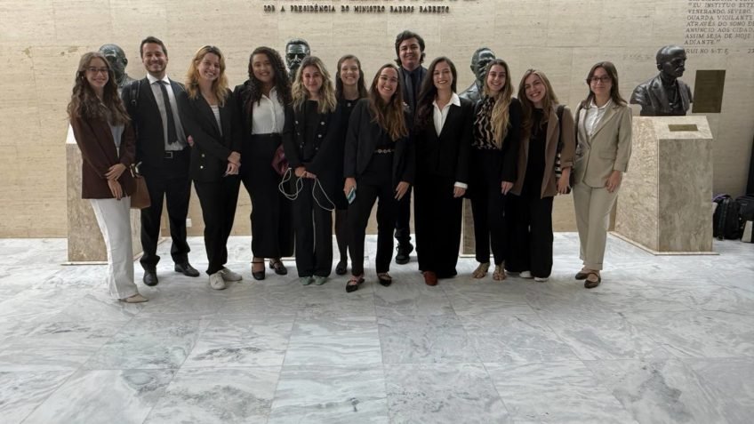 Trainees do Poder360 visitam o Supremo Tribunal Federal