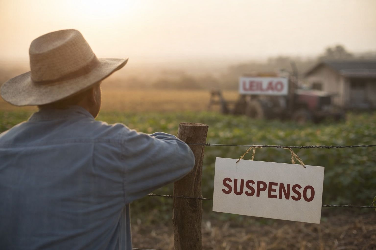 Justiça suspende cobrança de dívidas rurais e impede perda de fazenda em decisão urgente