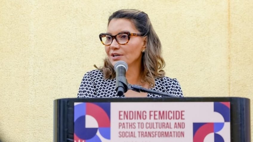 Janja pede que Câmara aprove com rapidez projeto contra misoginia