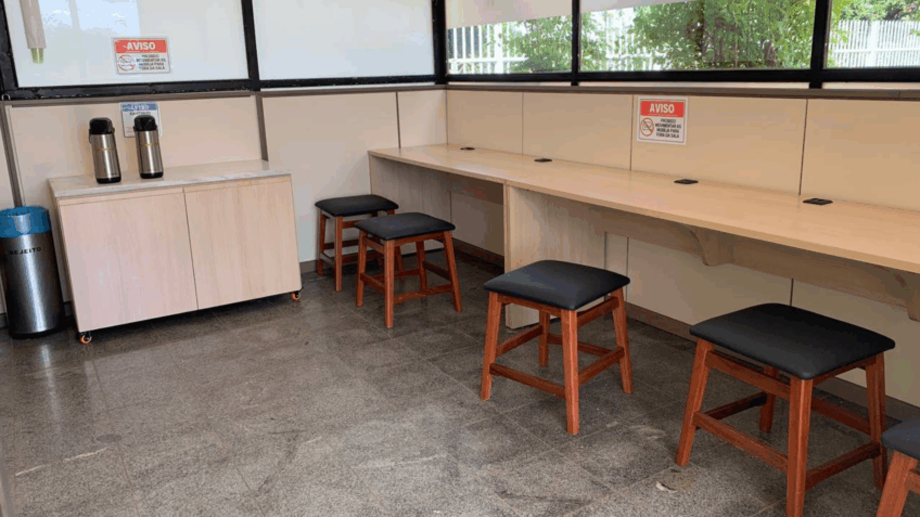 Governo Lula finaliza reforma na sala de jornalistas do Alvorada