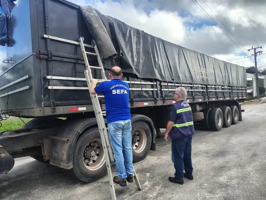 Fiscais apreendem 91 toneladas de soja e 22 toneladas de fertilizantes em operação no Pará