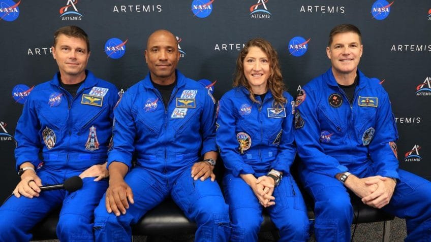 Saiba quem são os astronautas da missão Artemis 2