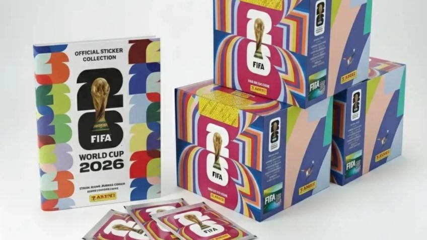 Álbum da Copa de 2026 tem 980 figurinhas e pacotes a R$ 7