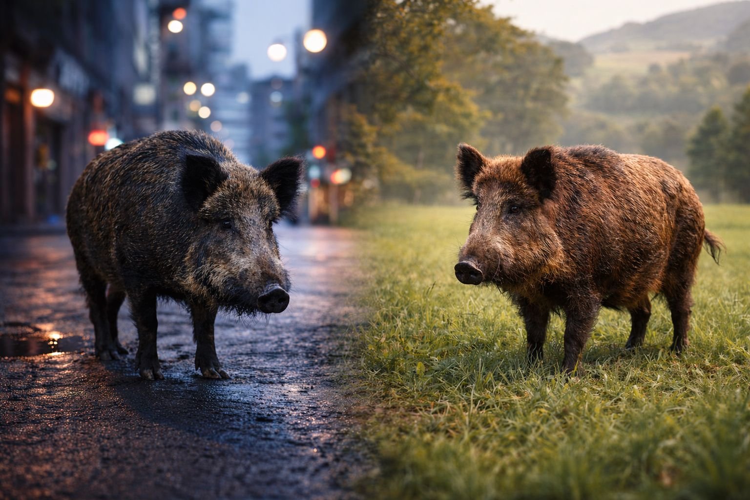 Javalis urbanos já são geneticamente diferentes dos rurais e estudo liga alerta no mundo