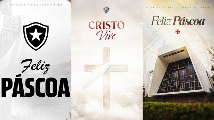 7 dos 20 times da Série A citam Jesus em posts de Páscoa