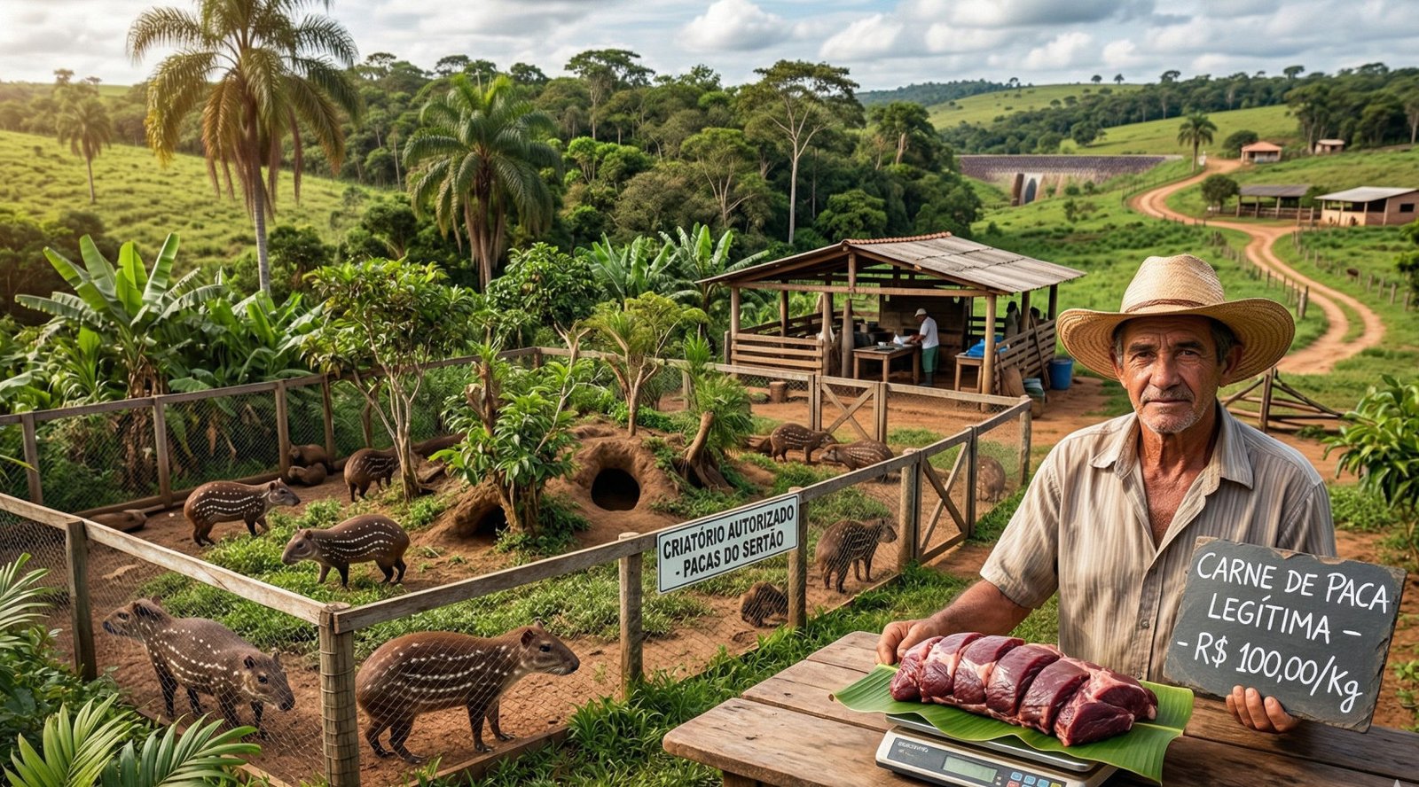 Criação de Pacas: Como lucrar com a carne que chega a R$ 100,00 por quilo