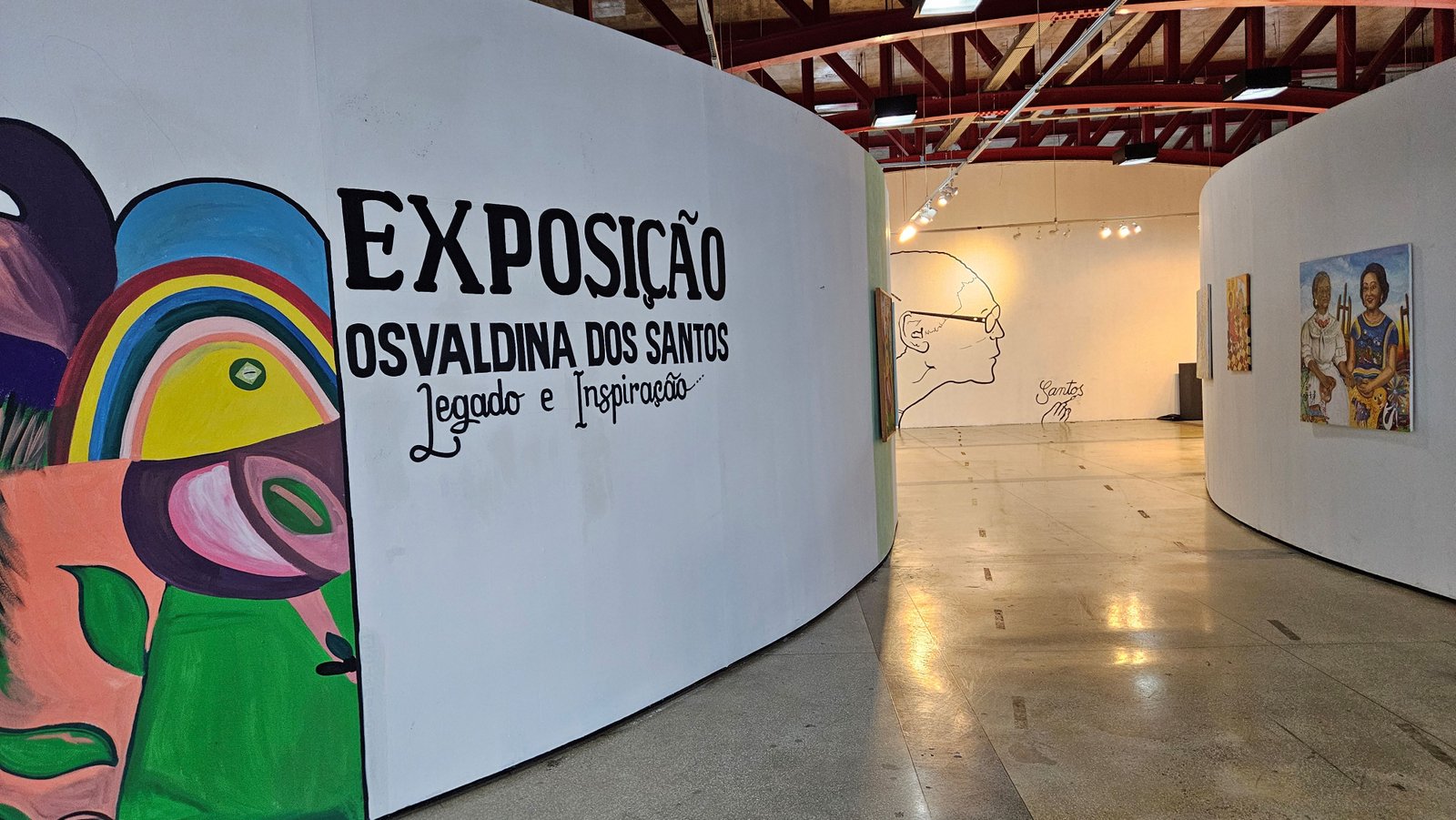 Galeria de Artes Lava Pés recebe exposição em homenagem à Osvaldina dos Santos