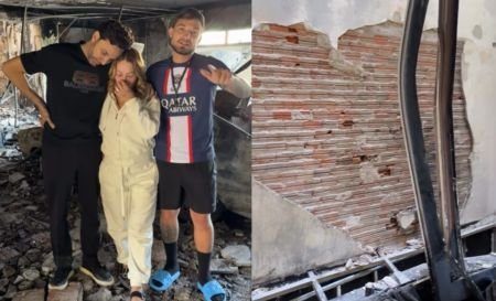 Casa dos pais de MC Gui é destruída por incêndio: 'Pegou fogo com eles dentro'