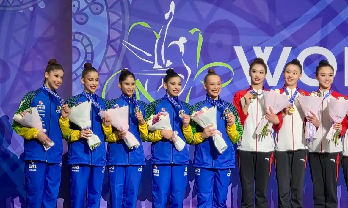 Brasil garante duas medalhas na Copa do Mundo de Ginástica Rítmica